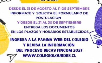 Difusión del Proceso Becas Fincom 2027